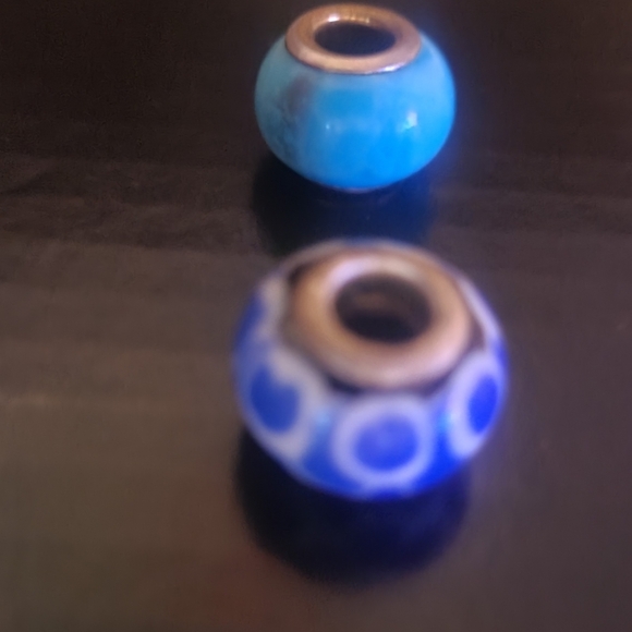 HP🔥🔥Pandora 2 Glass Murano  Charms - Picture 3 of 11